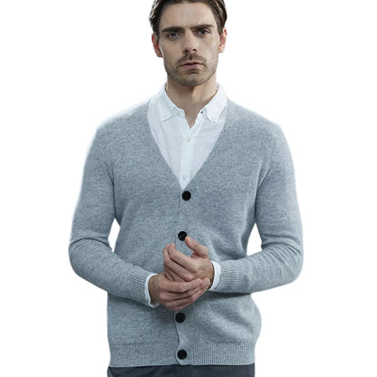 Men’s Merino Wool Knit Cardigan