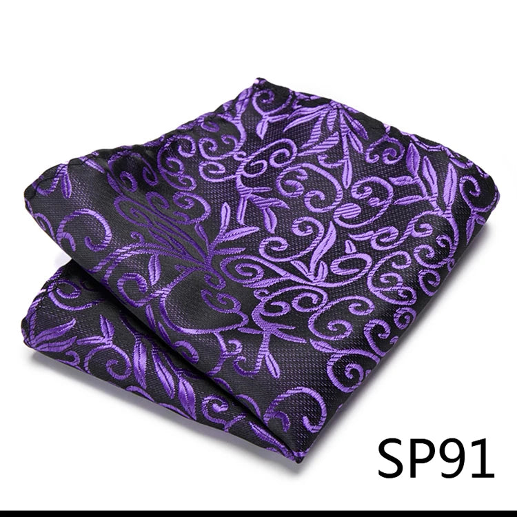 Blush Heritage – Classic Silk Office Pocket Square