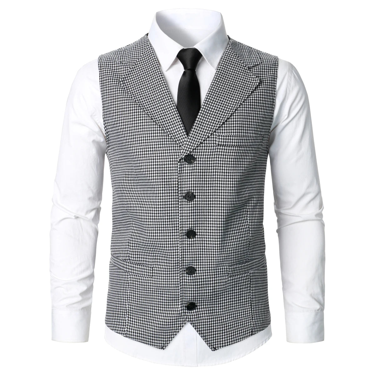 Stripped Elegance Men’s Suit Vest