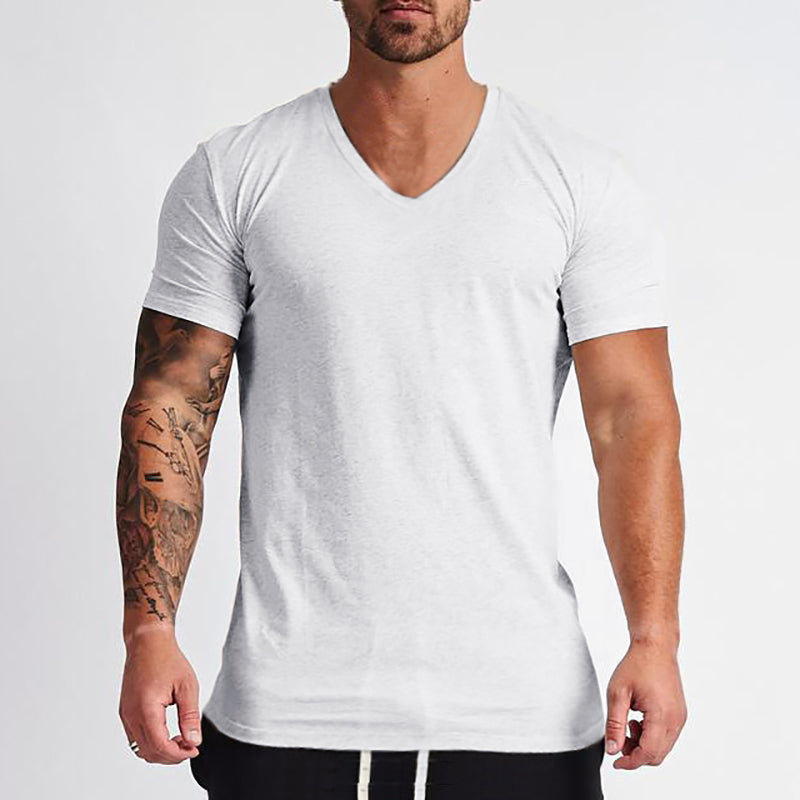 Men’s Summer V-Neck Training T-Shirt